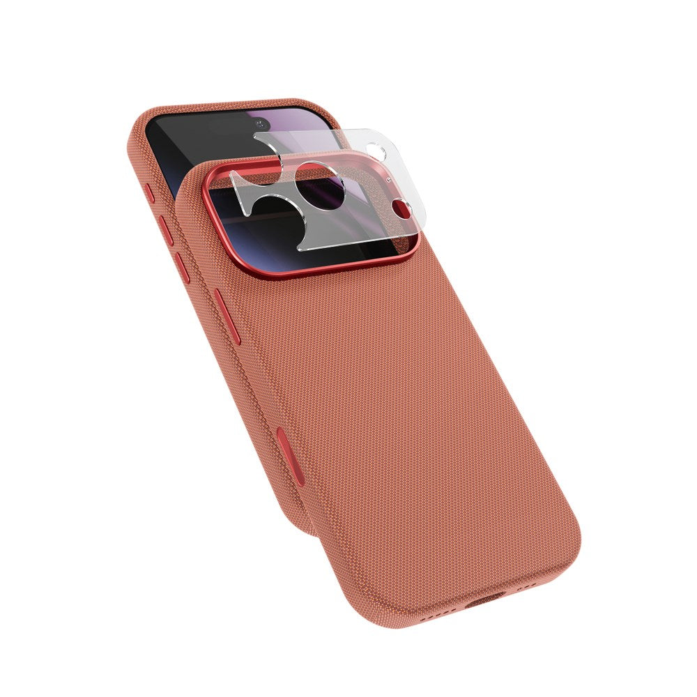 iPhone 18 Pro / 17 Pro Epico SolidWoven Pro Mag+ Cover m. Kamerabeskyttelse - MagSafe Kompatibel - Sienna
