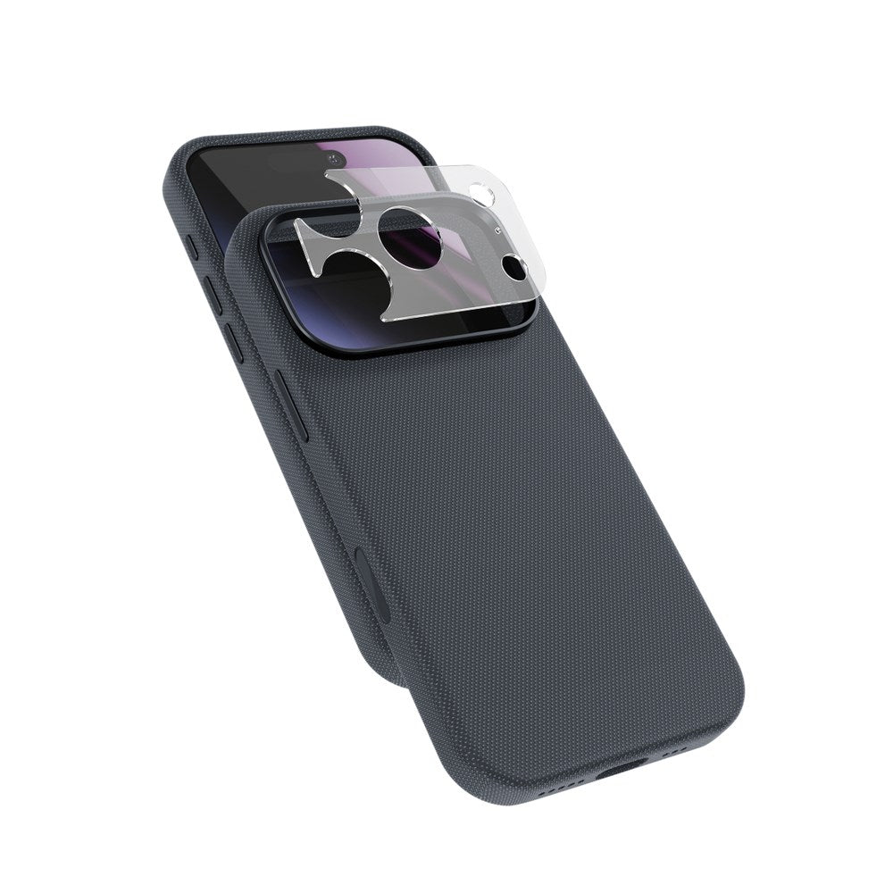 iPhone 18 Pro / 17 Pro Epico SolidWoven Pro Mag+ Cover m. Kamerabeskyttelse - MagSafe Kompatibel - Sort