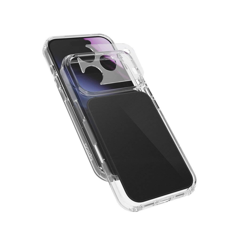 iPhone 18 Pro Max / 17 Pro Max Epico Tile Mag+ Cover m. Kamerabeskyttelse - MagSafe Kompatibel - Sort