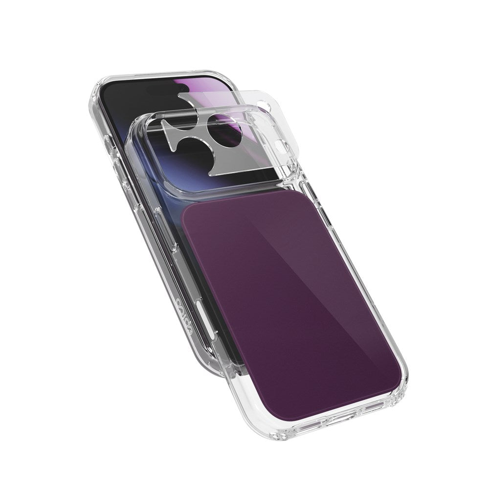 iPhone 18 Pro Max / 17 Pro Max Epico Tile Mag+ Cover m. Kamerabeskyttelse - MagSafe Kompatibel - Lilla
