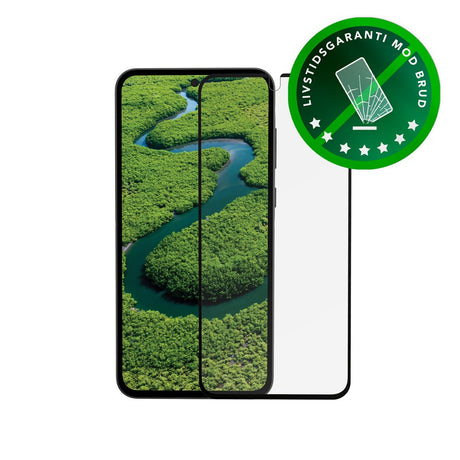 Samsung Galaxy A55 (5G) dbramante1928 Eco-Shield Skærmbeskyttelse m. Monteringsramme - Sort Kant