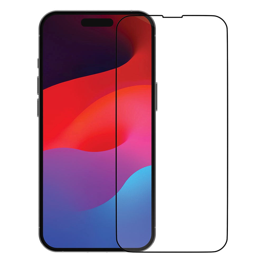 iPhone 15 Pro dbramante1928 Eco-Shield Skærmbeskyttelse m. Monteringsramme - Sort Kant