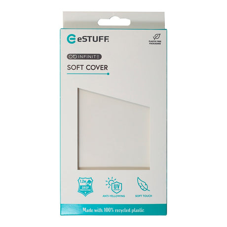 eSTUFF iPhone 16 Pro Max INFINITE VIENNA Fleksibelt Plastik Cover - 100% Genbrugsplastik - Gennemsigtig