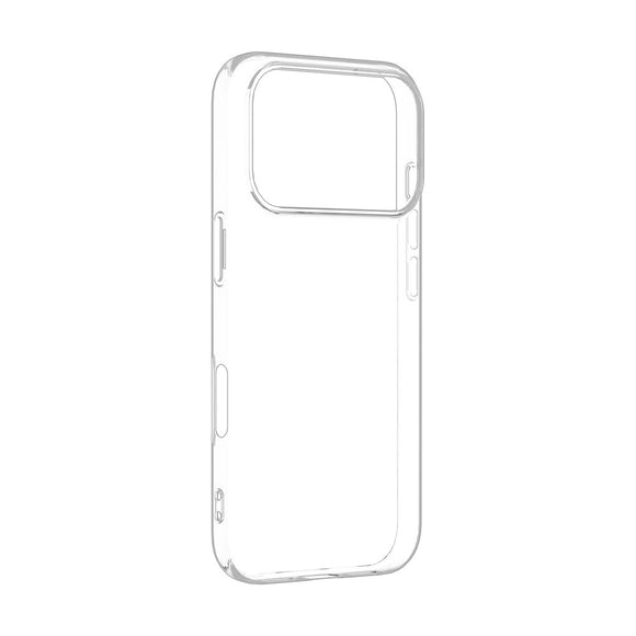 eSTUFF iPhone 17 Pro INFINITE VIENNA Fleksibelt Plastik Cover - 100% Genbrugsplastik - Gennemsigtig