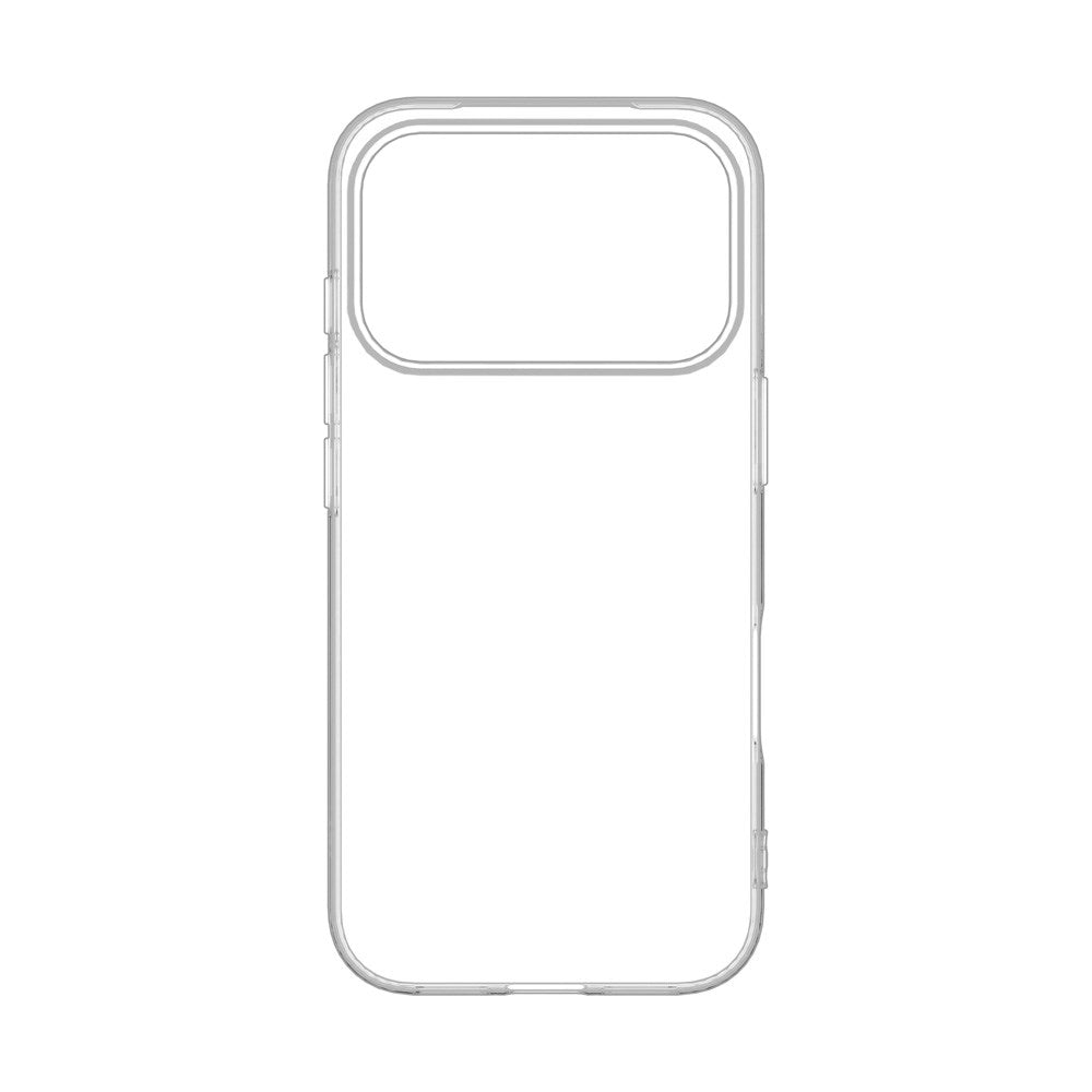 eSTUFF iPhone 17 Pro INFINITE VIENNA Fleksibelt Plastik Cover - 100% Genbrugsplastik - Gennemsigtig