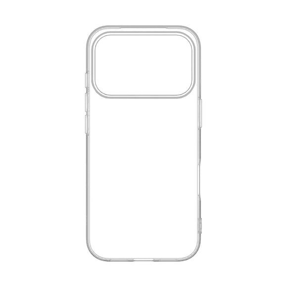 eSTUFF iPhone 17 Pro INFINITE VIENNA Fleksibelt Plastik Cover - 100% Genbrugsplastik - Gennemsigtig