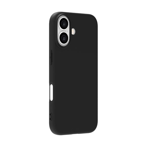 eSTUFF iPhone 17 INFINITE VIENNA Fleksibelt Plastik Cover - 100% Genbrugsplastik - Sort
