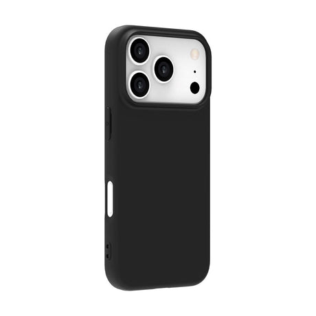 eSTUFF iPhone 17 Pro INFINITE VIENNA Fleksibelt Plastik Cover - 100% Genbrugsplastik - Sort