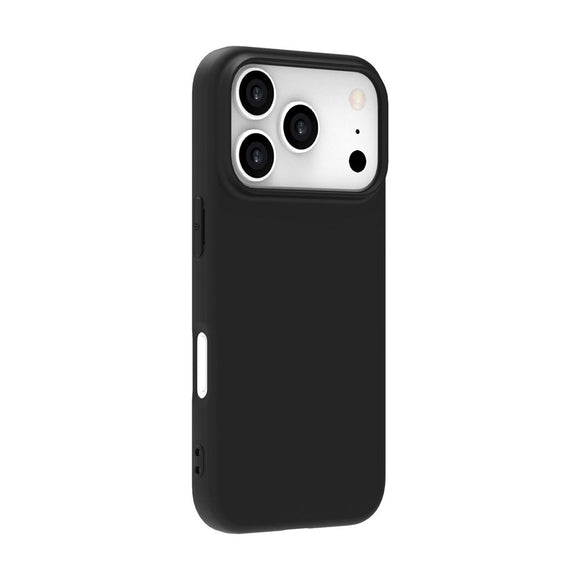 eSTUFF iPhone 17 Pro INFINITE VIENNA Fleksibelt Plastik Cover - 100% Genbrugsplastik - Sort