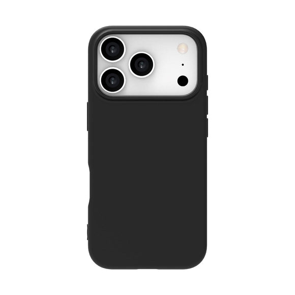 eSTUFF iPhone 17 Pro INFINITE VIENNA Fleksibelt Plastik Cover - 100% Genbrugsplastik - Sort