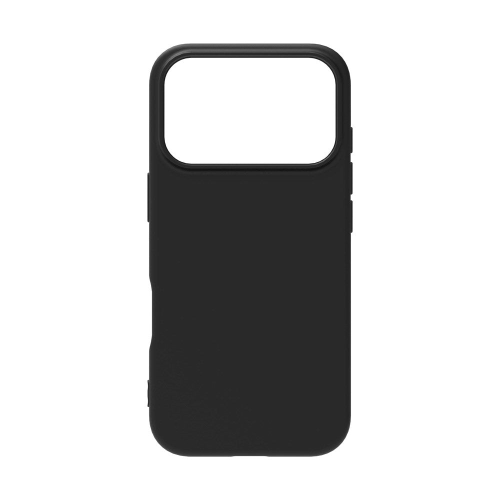 eSTUFF iPhone 17 Pro INFINITE VIENNA Fleksibelt Plastik Cover - 100% Genbrugsplastik - Sort