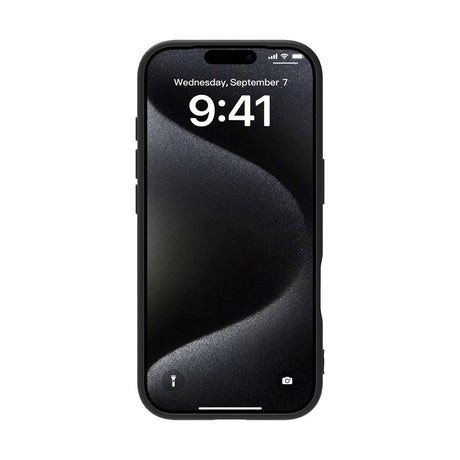 eSTUFF iPhone 17 Pro INFINITE VIENNA Fleksibelt Plastik Cover - 100% Genbrugsplastik - Sort