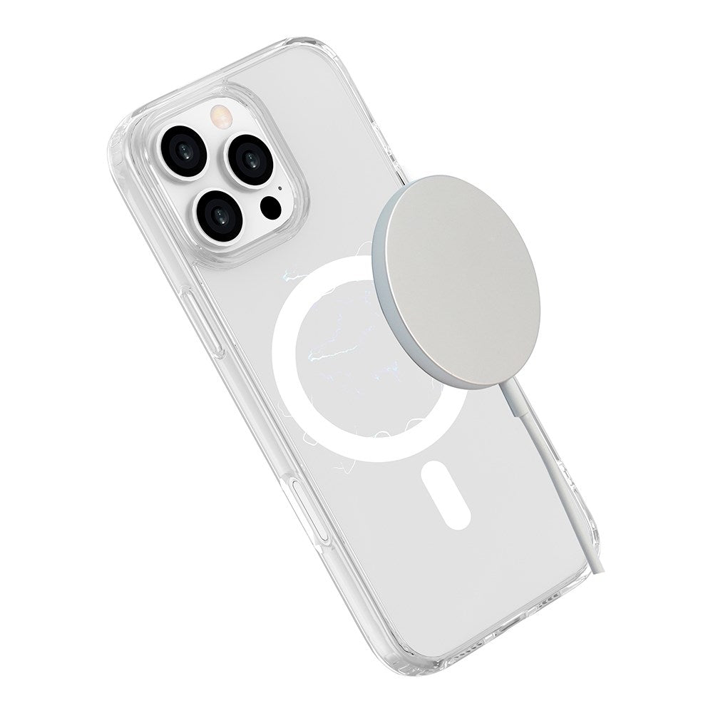 eSTUFF iPhone 16 Pro INFINITE OSLO Hybrid Plastik Cover - MagSafe Kompatibel - Gennemsigtig