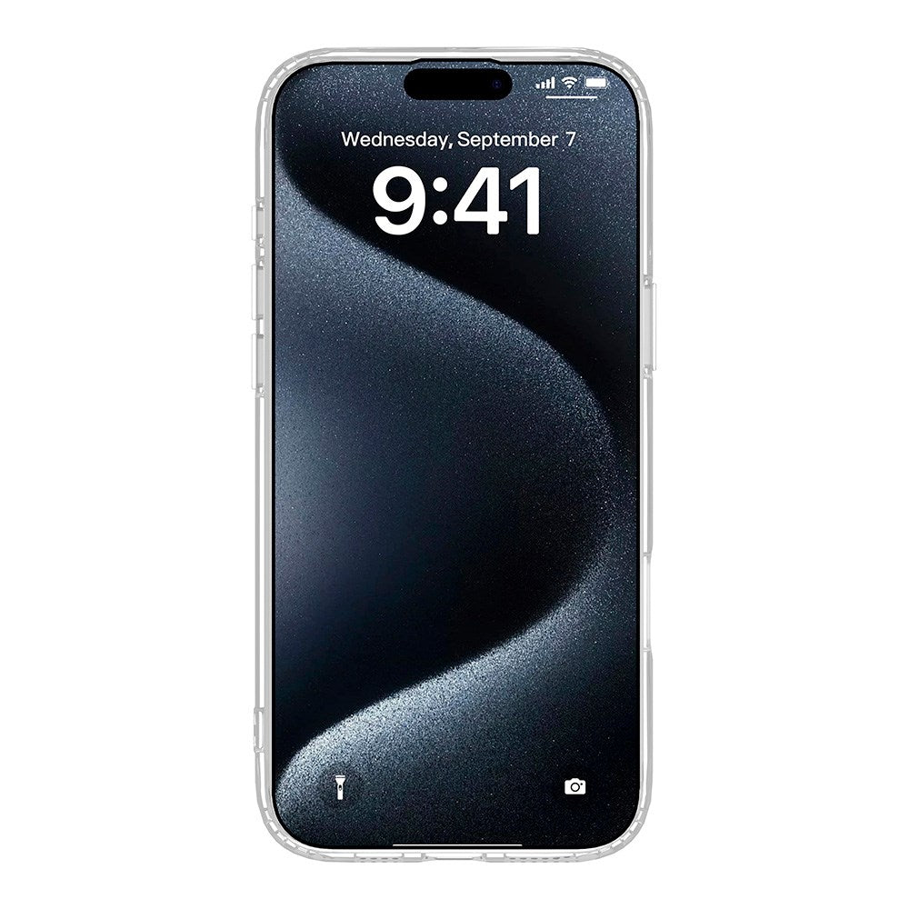 eSTUFF iPhone 16 Pro INFINITE OSLO Hybrid Plastik Cover - MagSafe Kompatibel - Gennemsigtig