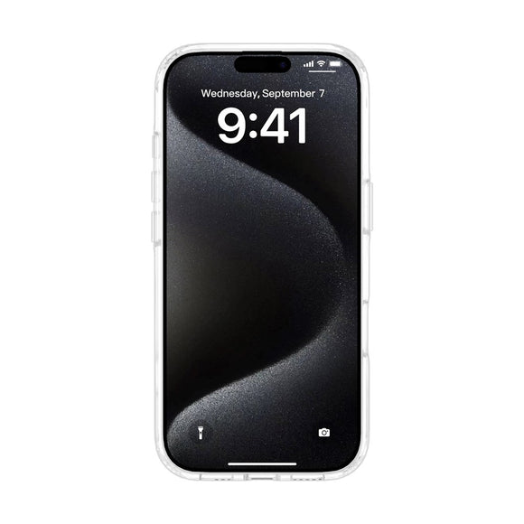 eSTUFF iPhone 17 INFINITE OSLO Hybrid Plastik Cover - MagSafe Kompatibel - Gennemsigtig