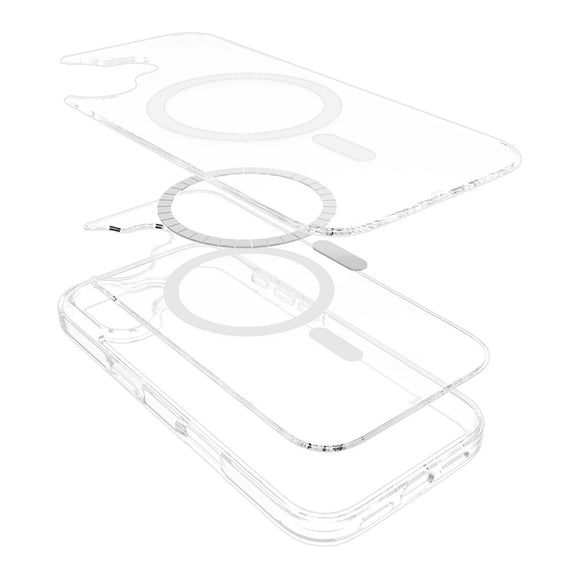 eSTUFF iPhone 17 INFINITE OSLO Hybrid Plastik Cover - MagSafe Kompatibel - Gennemsigtig