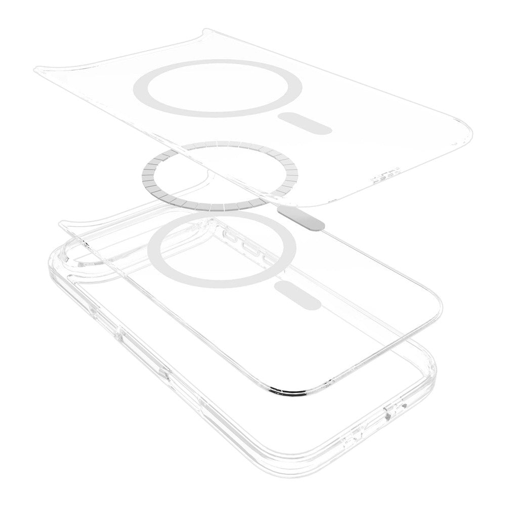 eSTUFF iPhone Air INFINITE OSLO Hybrid Plastik Cover - MagSafe Kompatibel - Gennemsigtig