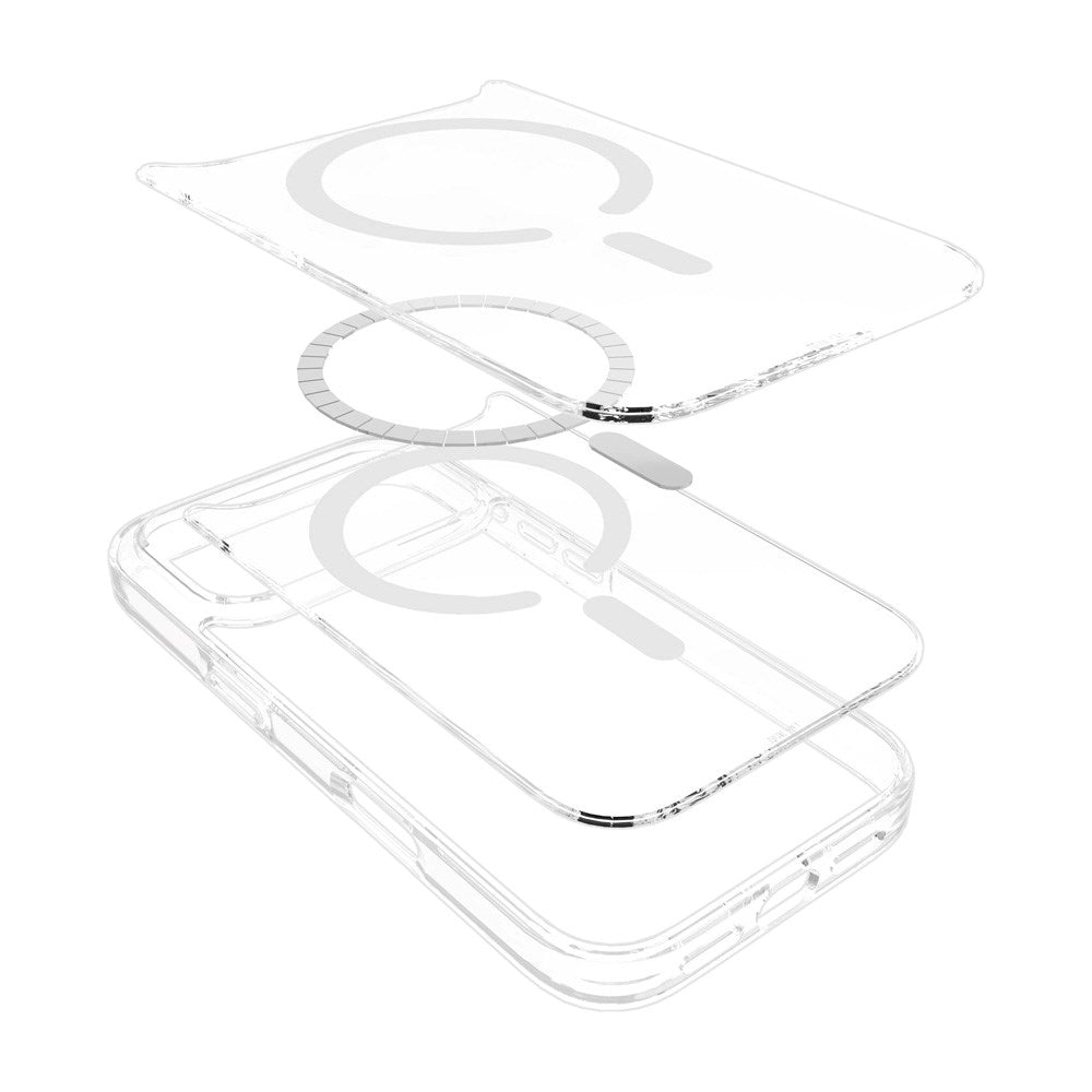 eSTUFF iPhone 17 Pro INFINITE OSLO Hybrid Plastik Cover - MagSafe Kompatibel - Gennemsigtig