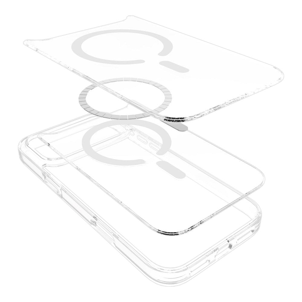 eSTUFF iPhone 17 Pro Max INFINITE OSLO Hybrid Plastik Cover - MagSafe Kompatibel - Gennemsigtig