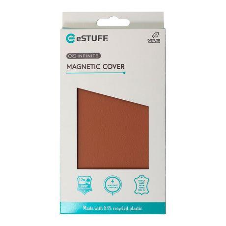 eSTUFF iPhone 16 INFINITE VENICE Læderbetrukket Plastik Cover - MagSafe Kompatibel - Brun