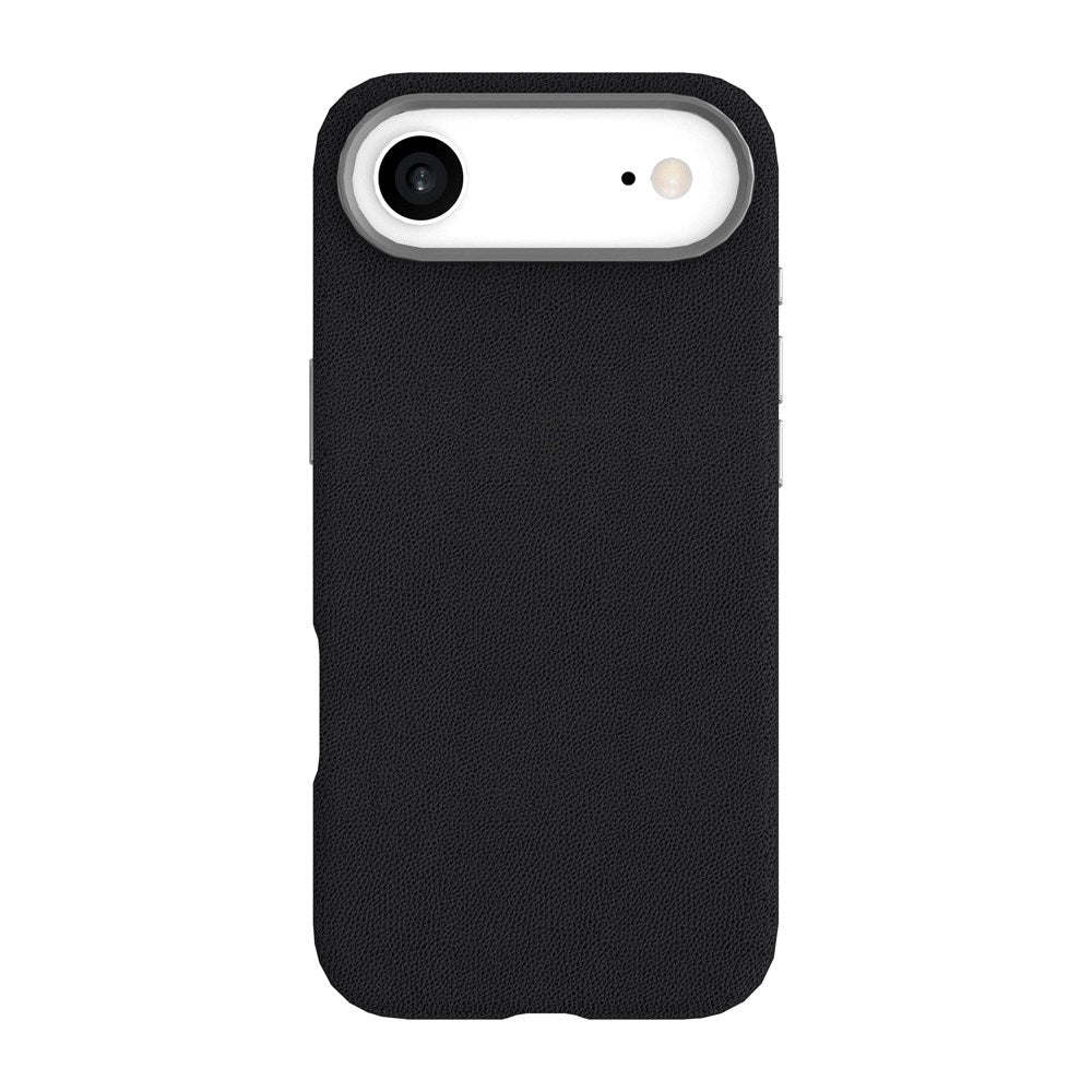eSTUFF iPhone Air INFINITE VENICE Kunstlæderbetrukket Plastik Cover - MagSafe Kompatibel - Sort