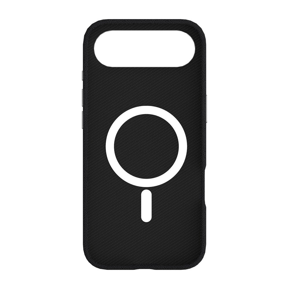 eSTUFF iPhone Air INFINITE VENICE Kunstlæderbetrukket Plastik Cover - MagSafe Kompatibel - Sort