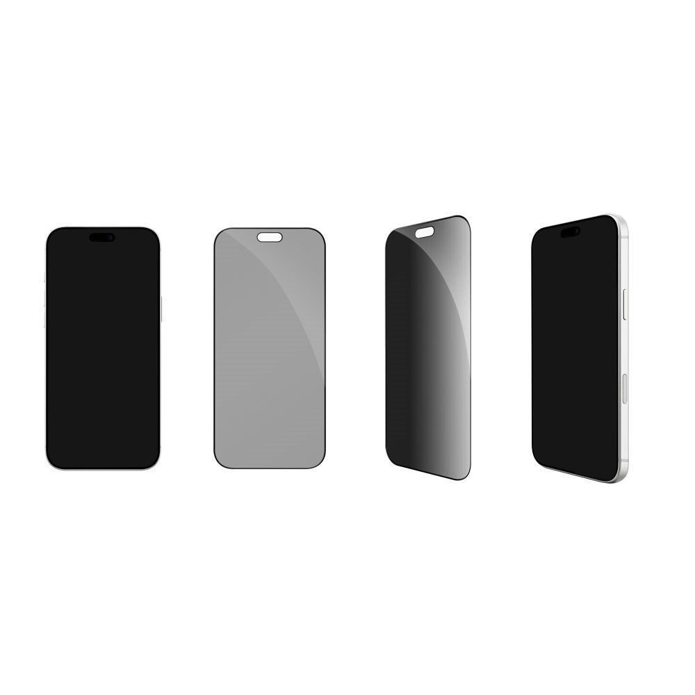 iPhone 18 Pro Max dbramante1928 Eco-Shield Privacy Skærmbeskyttelse m. Monteringsramme - Gennemsigtig