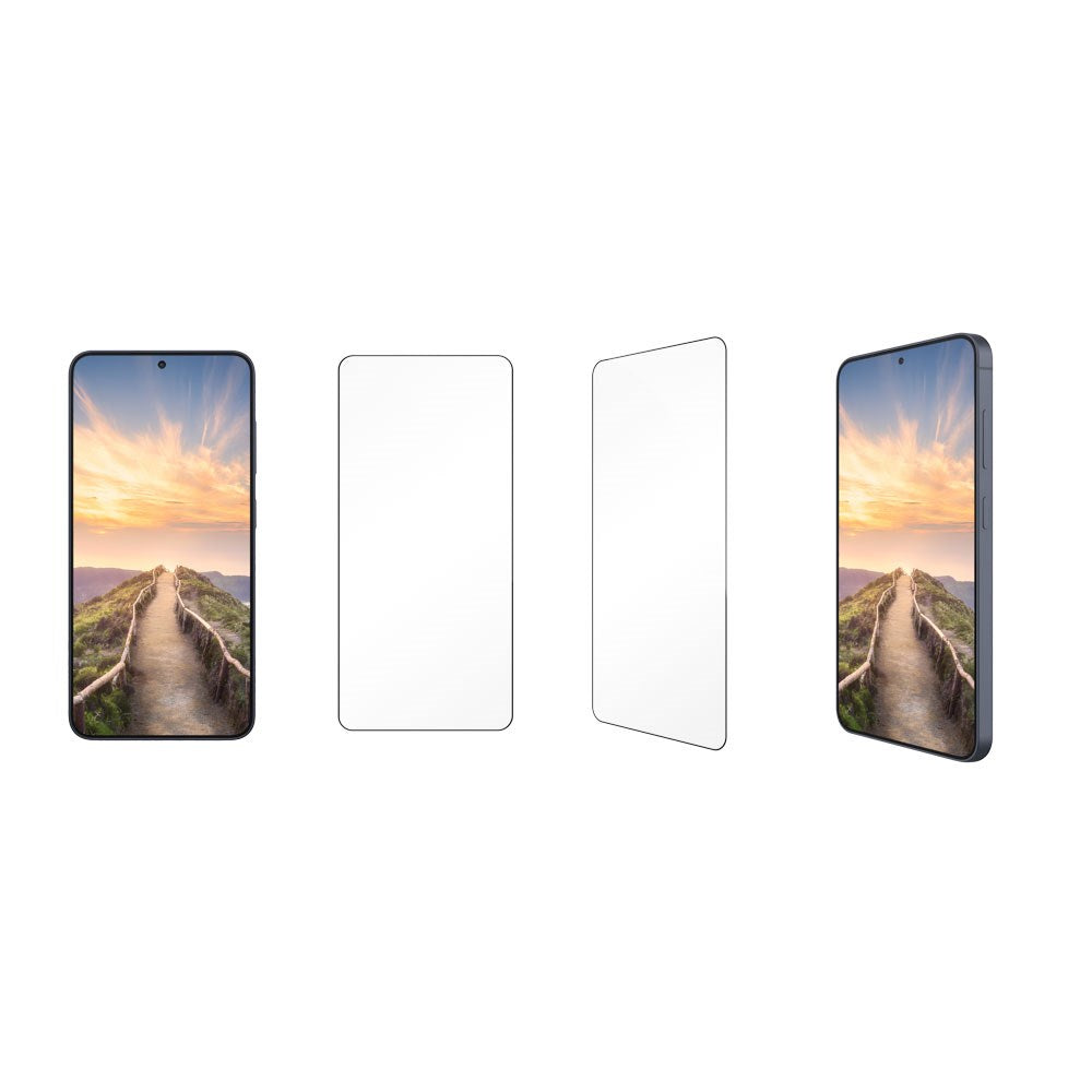 Samsung Galaxy S26 dbramante1928 Eco-Shield Skærmbeskyttelse - Gennemsigtig / Sort Kant