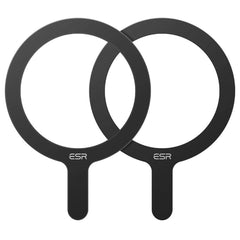 ESR Halolock MagSafe Kompatibel Universal Magnetisk Ring - 2 Pack - Sort