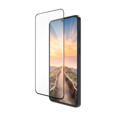 Samsung Galaxy S25 FE dbramante1928 Eco-Shield Skærmbeskyttelse m. Monteringsramme - Sort Kant