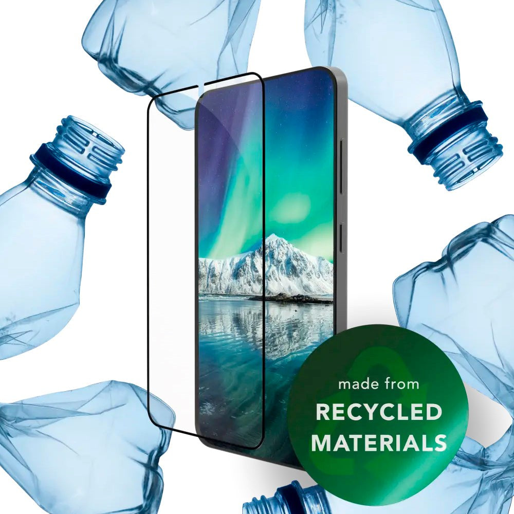 Samsung Galaxy S24+ (Plus) dbramante1928 Eco-Shield Skærmbeskyttelse m. Monteringsramme - Sort Kant