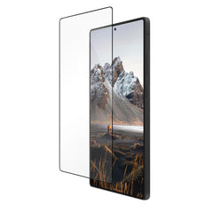 Samsung Galaxy S25 Ultra dbramante1928 Eco-Shield Skærmbeskyttelse m. Monteringsramme - Sort Kant