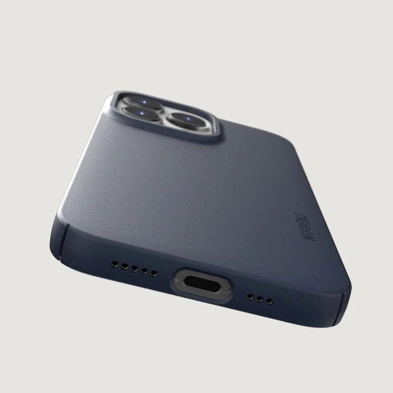 Nudient Thin Case V3 iPhone 13 Pro Cover - Midwinter Blue