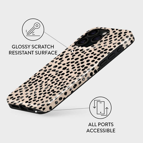 Burga iPhone 15 Pro Tough Fashion Case - Almond Latte