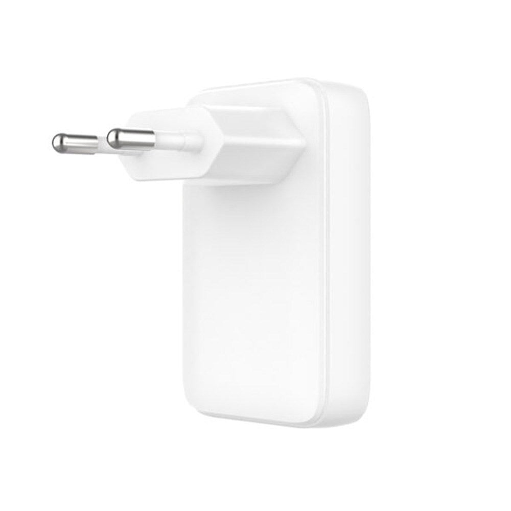 FIXED Slim 30W USB-C GaN-oplader - Vinklet - Hvid
