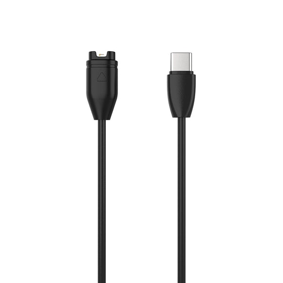 Fixed Ladekabel til Garmin Smartwatch m. USB-C - Sort