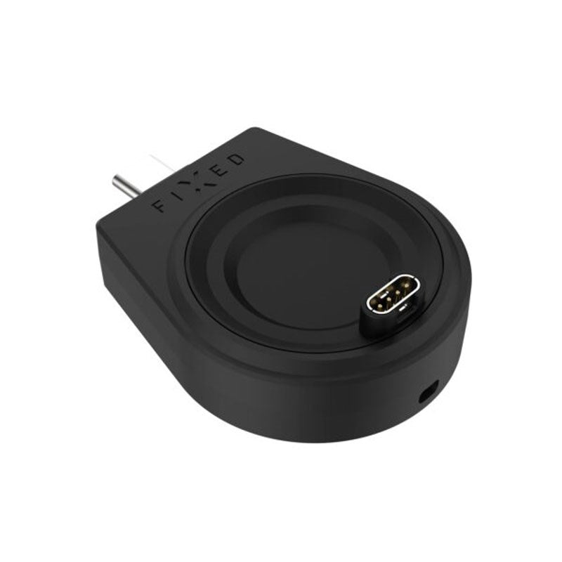 Fixed Trådløs USB-C Oplader til Garmin Smartwatch - Sort