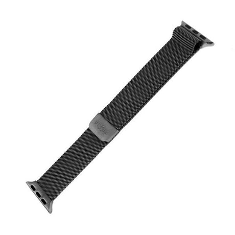 Apple Watch (42/44/SE/45/49mm) Fixed Mesh Rem - Sort