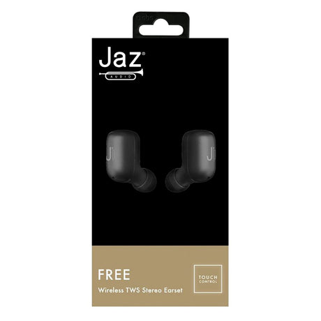 Jaz Free Twin True Wireless In-Ear Bluetooth Høretelefoner - Sort