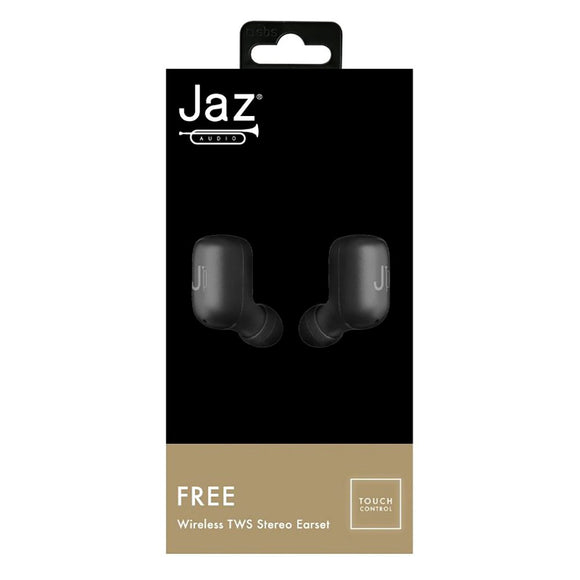 Jaz Free Twin True Wireless In-Ear Bluetooth Høretelefoner - Sort