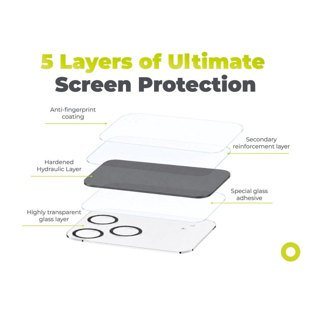 iPhone 18 Pro Mobile Origin Easy Lens Full Cover Kamerabeskyttelsesglas - Gennemsigtigt