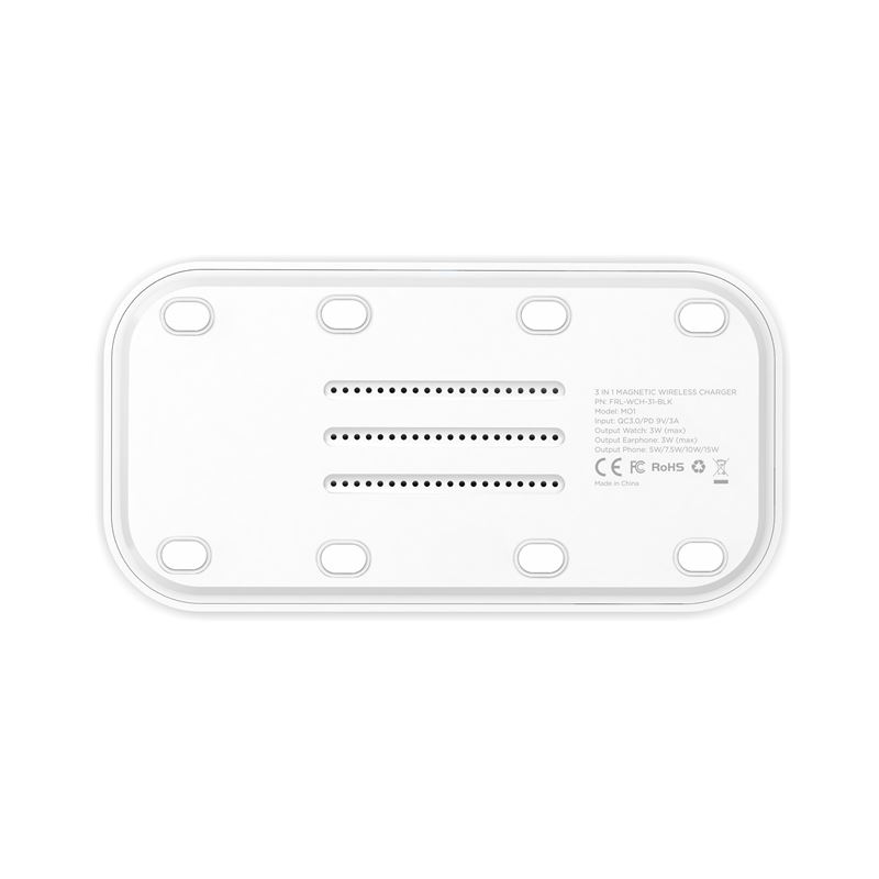 Mobile Origin 3-i-1 Trådløs Oplader - Hvid