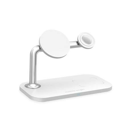 Mobile Origin 3-i-1 Trådløs Oplader - Hvid