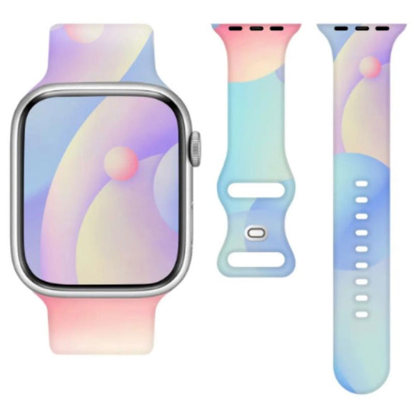 Universal Smartwatch (22mm) Telcon Silikone Rem - Flerfarvet
