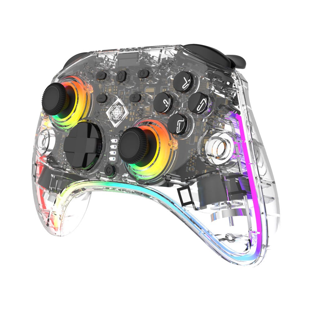 Deltaco Trådløs Gaming Controller til Nintendo Switch 2 - Gennemsigtig