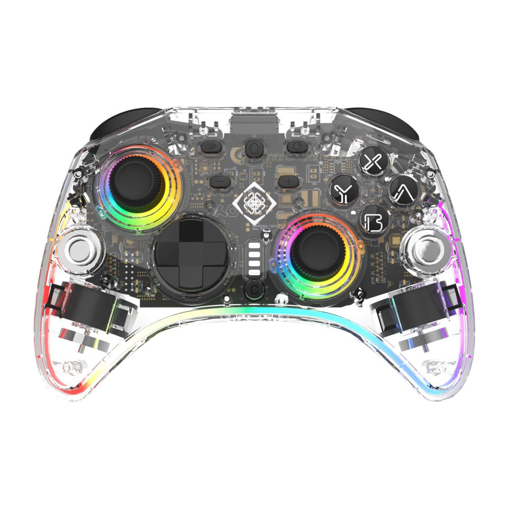 Deltaco Trådløs Gaming Controller til Nintendo Switch 2 - Gennemsigtig