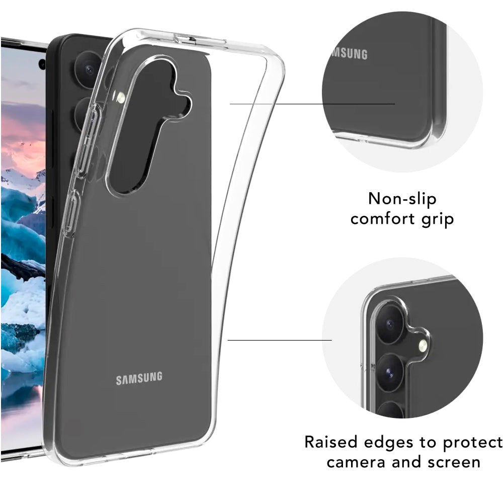 dbramante1928 Samsung Galaxy S24+ (Plus) Greenland Cover - 100% Genbrugsplast - Clear