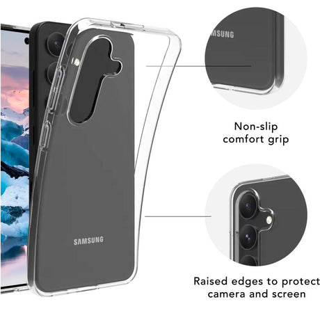dbramante1928 Samsung Galaxy S24 Greenland Cover - 100% Genbrugsplast - Clear
