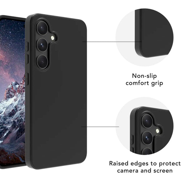 dbramante1928 Samsung Galaxy S24+ (Plus) Greenland Cover - 100% Genbrugsplast - Night Black