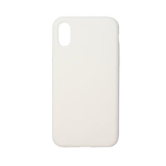 GreenMind iPhone X / XS Foret Silikone Cover - Hvid